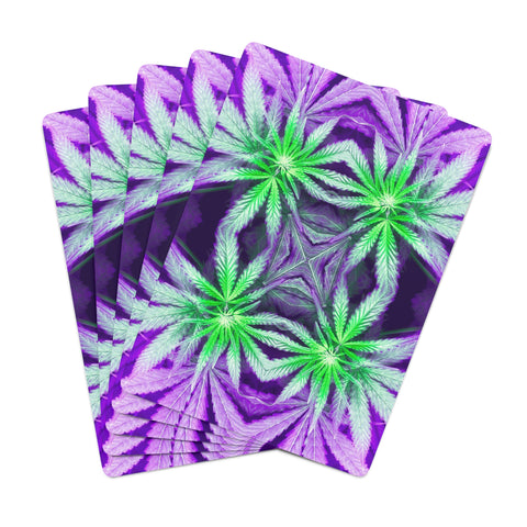 DIXL Purple Kush Custom Poker Cards