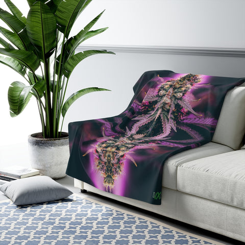 DIXL Purple Haze Fleece Blanket
