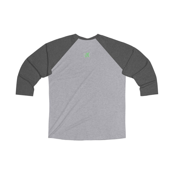 DIXL 4Leaves Green Unisex Tri-Blend 3/4 Raglan Tee