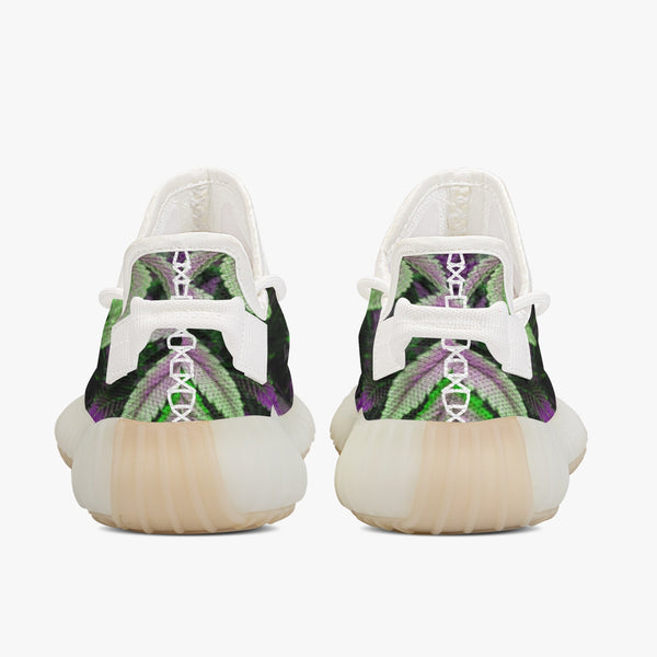 DIXL Weedyeezyz Leafy Love Unisex Mesh Knit Sneakers - White