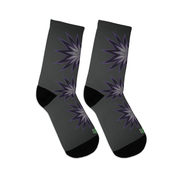 DIXL 4Leaves Purple Socks