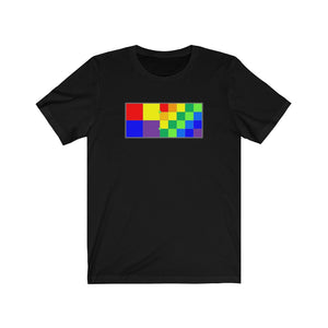 DIXL Colorblocks Rainbow Unisex Jersey Short Sleeve Tee