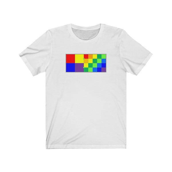 DIXL Colorblocks Rainbow Unisex Jersey Short Sleeve Tee