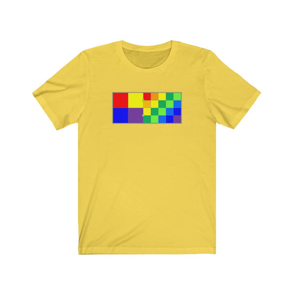 DIXL Colorblocks Rainbow Unisex Jersey Short Sleeve Tee