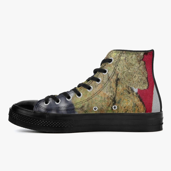 DIXL Buddmerica High-Top Canvas Shoes - Black